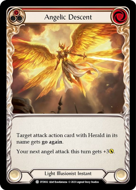 Angelic Descent (Red) - DTD032 - Common