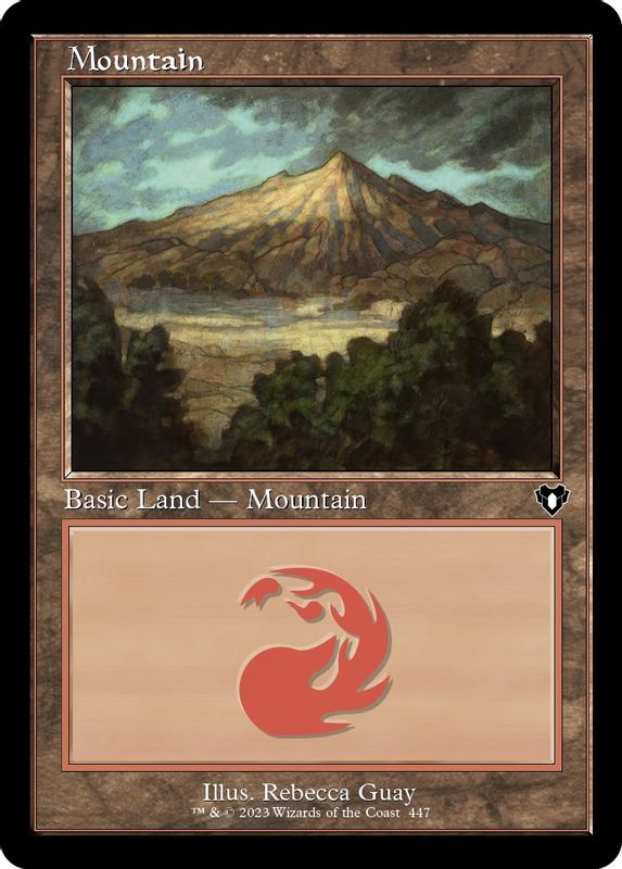 Mountain (447) (Retro Frame) - 447 - Land