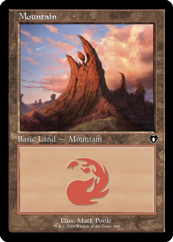 Mountain (448) (Retro Frame) - 448 - Land