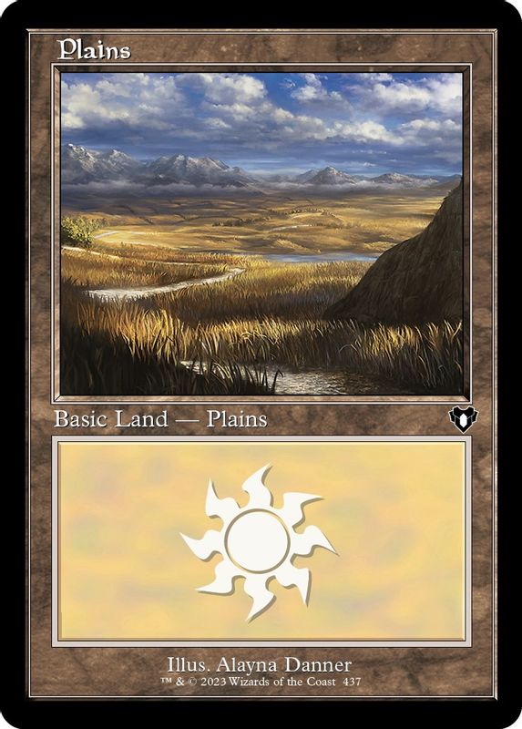 Plains (437) (Retro Frame) - 437 - Land