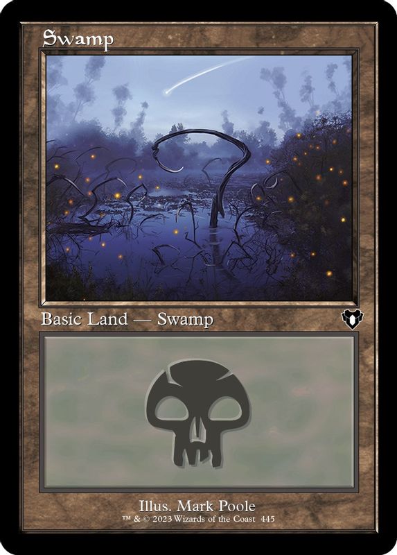Swamp (445) (Retro Frame) - 445 - Land