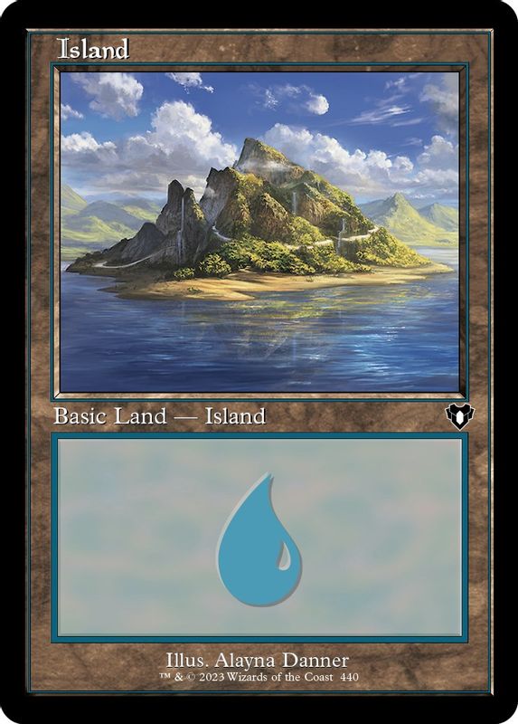 Island (440) (Retro Frame) - 440 - Land