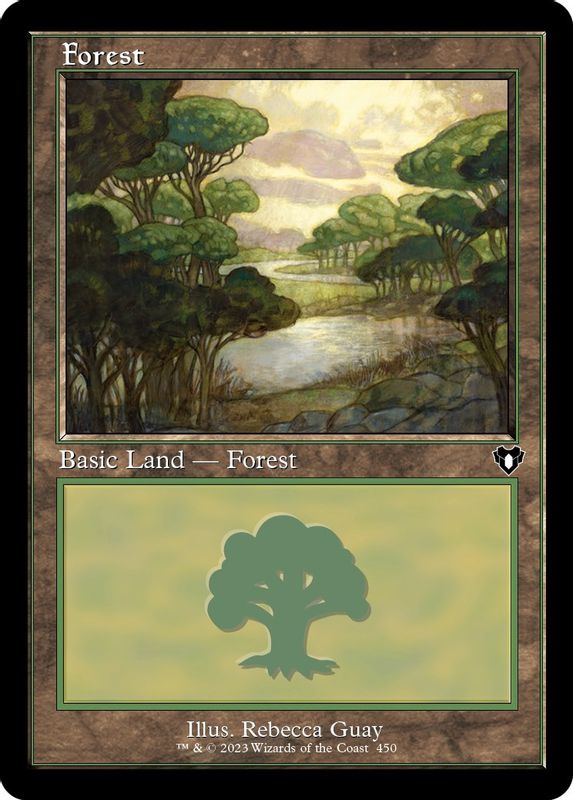 Forest (450) (Retro Frame) - 450 - Land