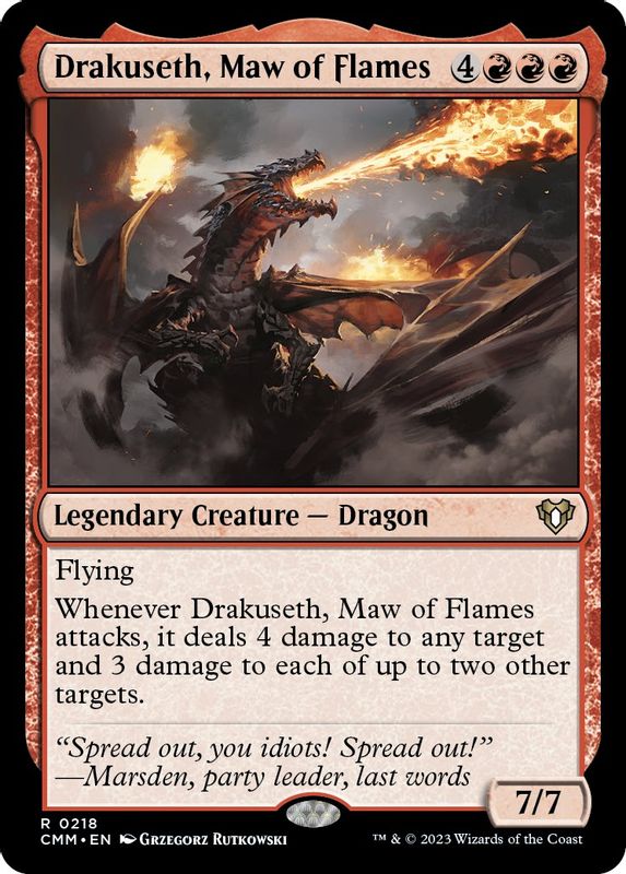 Drakuseth, Maw of Flames - 218 - Rare