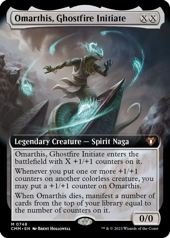 Omarthis, Ghostfire Initiate (Extended Art) - 748 - Mythic
