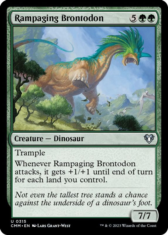 Rampaging Brontodon - 315 - Uncommon