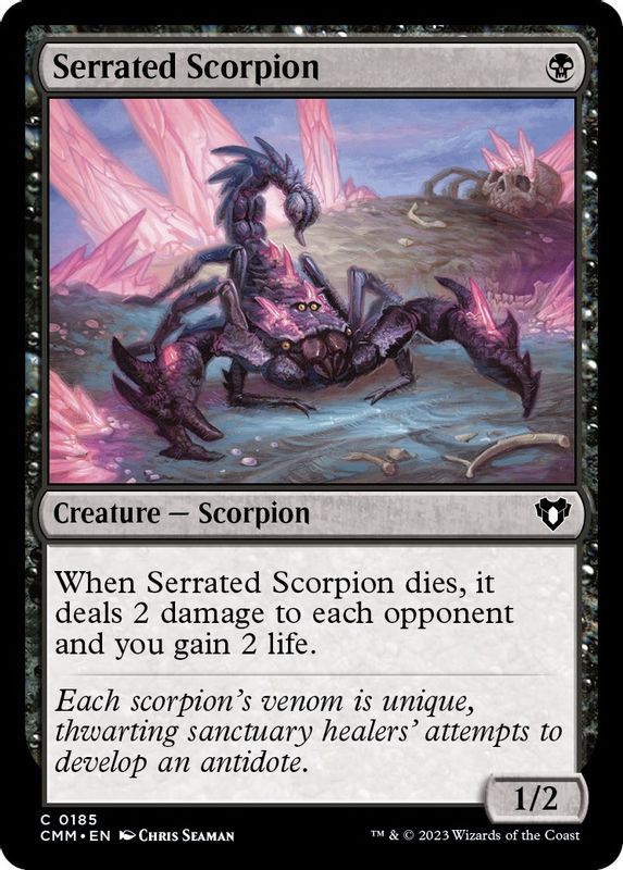 Serrated Scorpion - 185 - Common