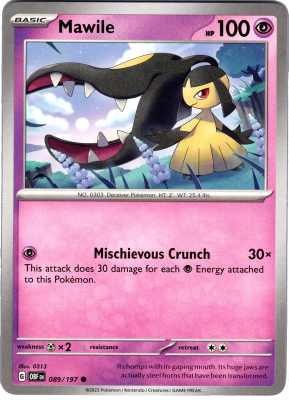Mawile - 089/197 - 089/197 - Common