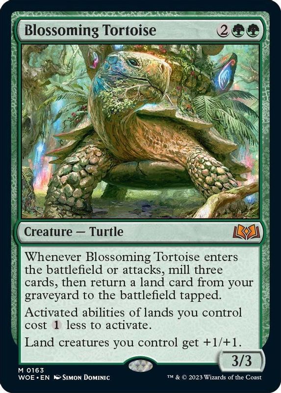 Blossoming Tortoise - 163 - Mythic