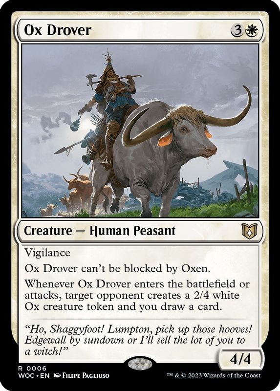 Ox Drover - 6 - Rare