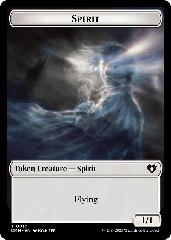 Spirit (0010) // Elemental (0037) Double-Sided Token - 10 // 37 - Token