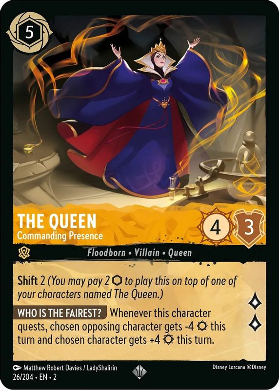 The Queen - Commanding Presence - 26/204 - Super Rare