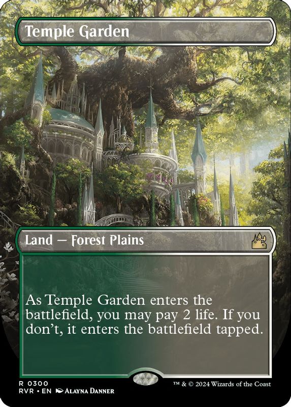Temple Garden (Borderless) - 300 - Rare