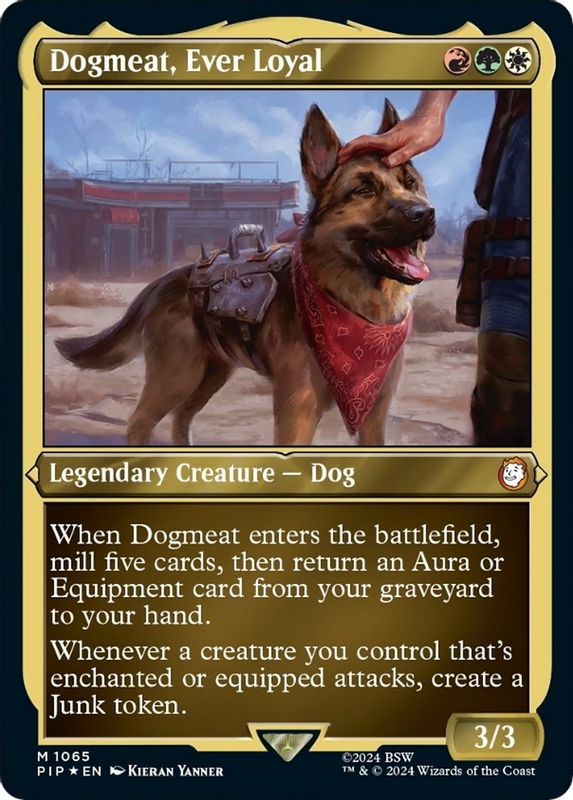 Dogmeat, Ever Loyal (Display Commander) - Thick Stock - 1065 - Mythic