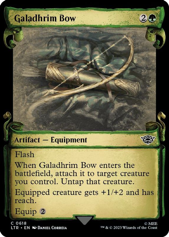 Galadhrim Bow (Showcase Scrolls) - 618 - Common