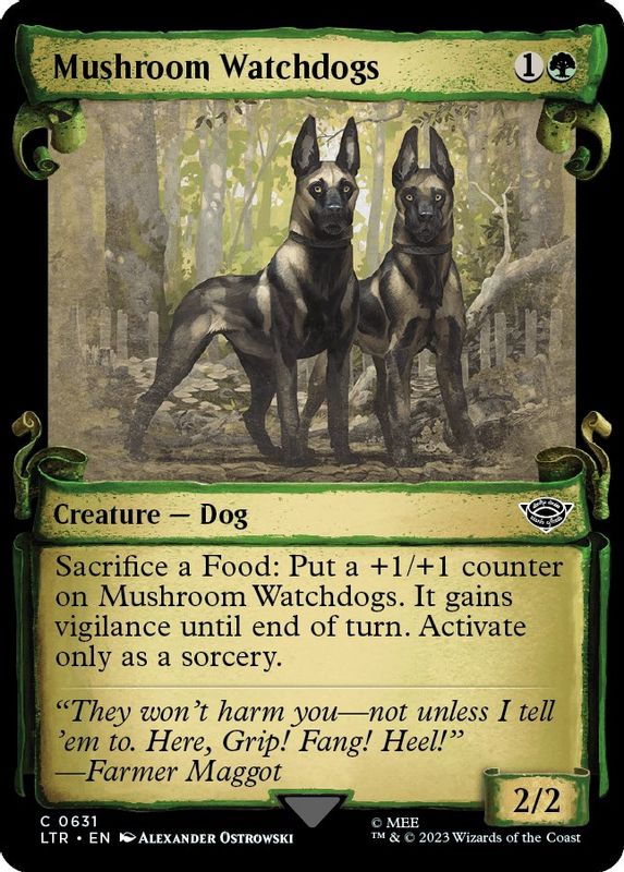 Mushroom Watchdogs (Showcase Scrolls) - 631 - Common