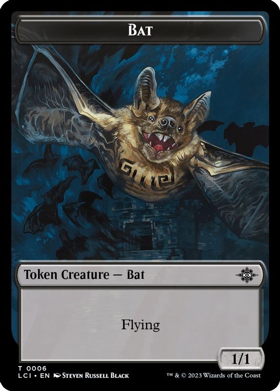 Bat // Vampire (0004) Double-Sided Token - 6 // 4 - Token