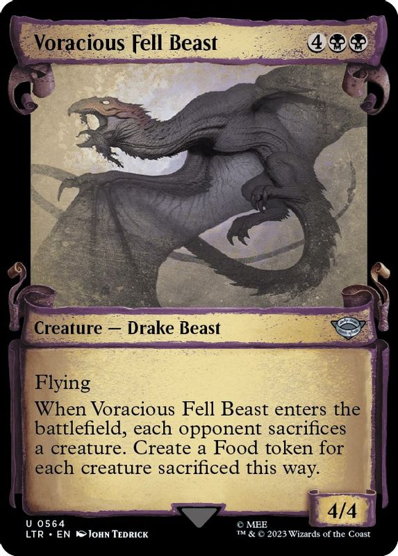 Voracious Fell Beast (Showcase Scrolls) - 564 - Uncommon
