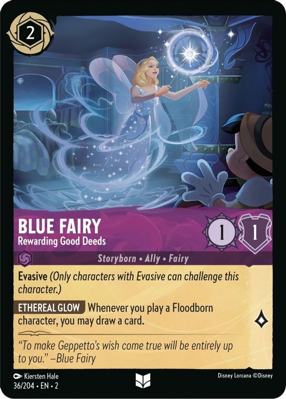 Blue Fairy - Rewarding Good Deeds - 36/204 - Uncommon