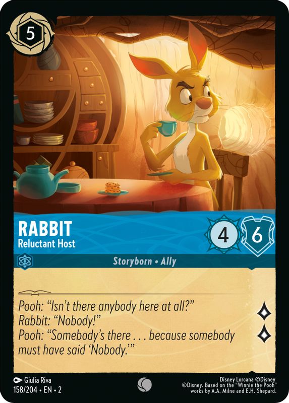 Rabbit - Reluctant Host - 158/204 - Common