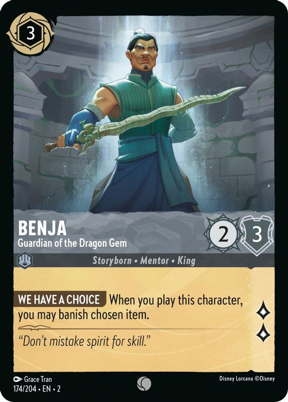 Benja - Guardian of the Dragon Gem - 174/204 - Common
