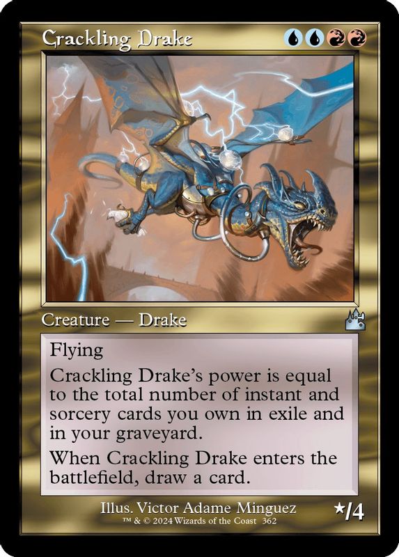 Crackling Drake (Retro Frame) - 362 - Uncommon