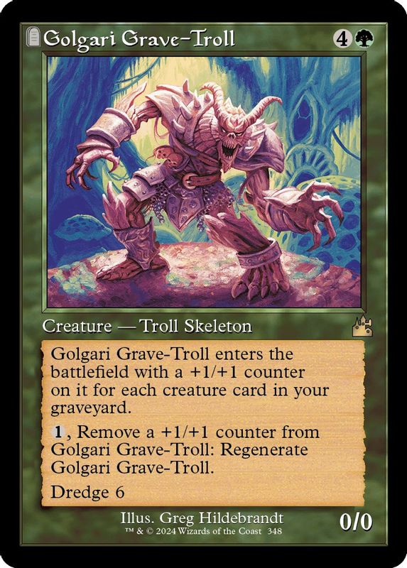 Golgari Grave-Troll (Retro Frame) - 348 - Rare