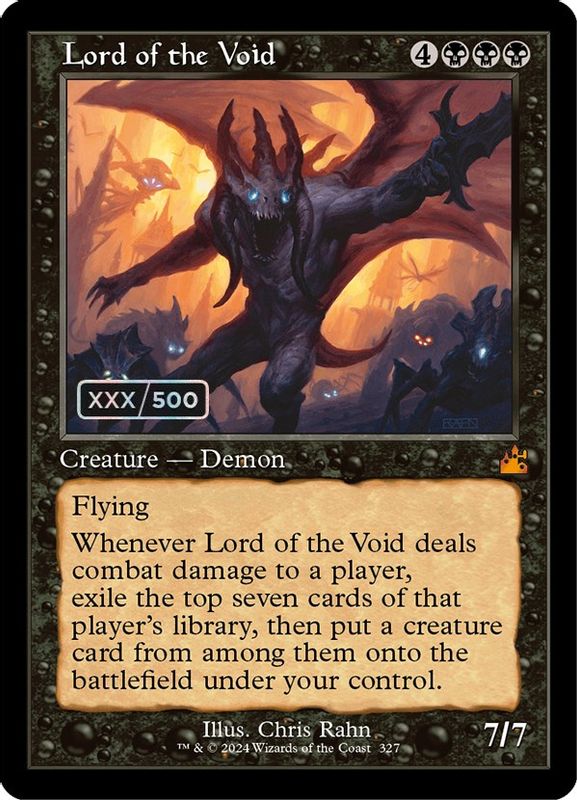 Lord of the Void (Retro Frame) (Serial Numbered) - 327 - Mythic