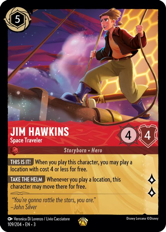Jim Hawkins - Space Traveler - 109/204 - Legendary