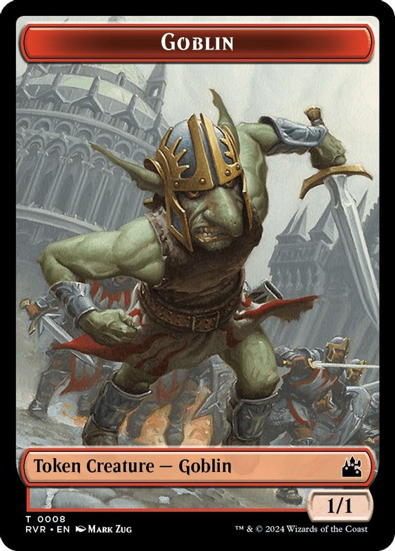 Goblin (0008) // Rhino Double-Sided Token - 8 // 11 - Token