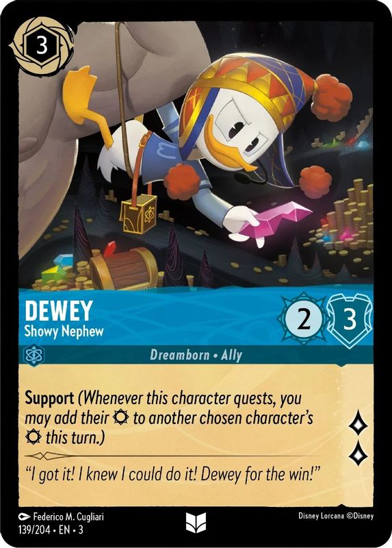 Dewey - Showy Nephew - 139/204 - Uncommon