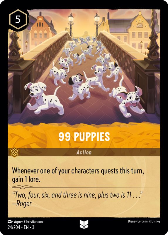 99 Puppies - 24/204 - Uncommon