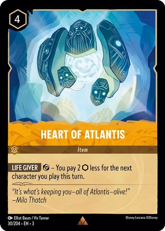 Heart of Atlantis - 30/204 - Rare