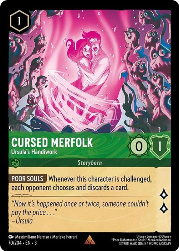 Cursed Merfolk - Ursula's Handiwork - 70/204 - Rare