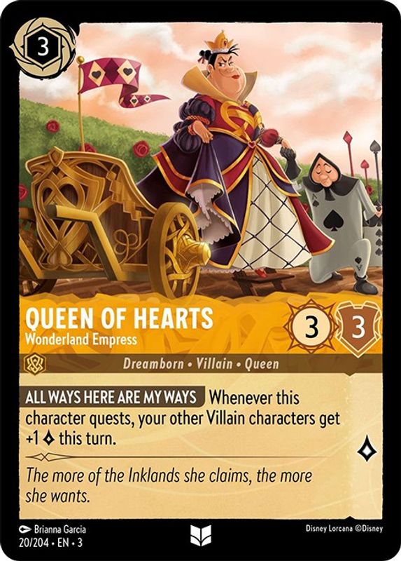 Queen of Hearts - Wonderland Empress - 20/204 - Uncommon