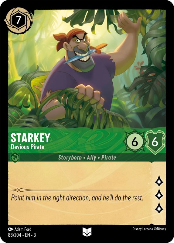 Starkey - Devious Pirate - 88/204 - Uncommon