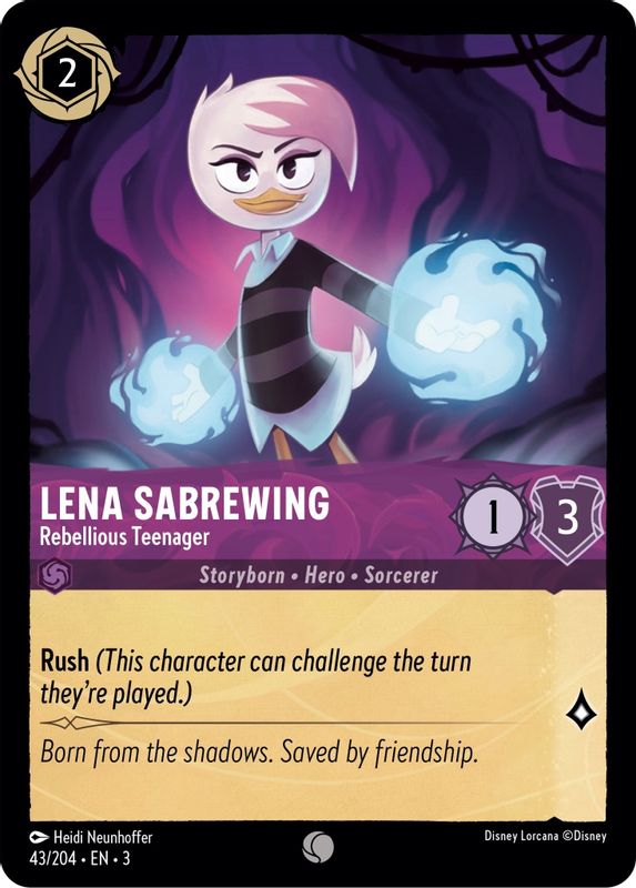Lena Sabrewing - Rebellious Teenager - 43/204 - Common