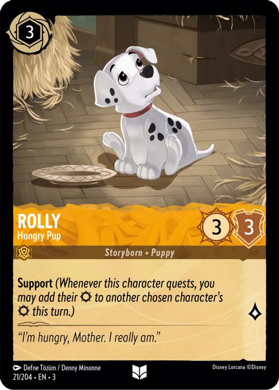 Rolly - Hungry Pup - 21/204 - Uncommon