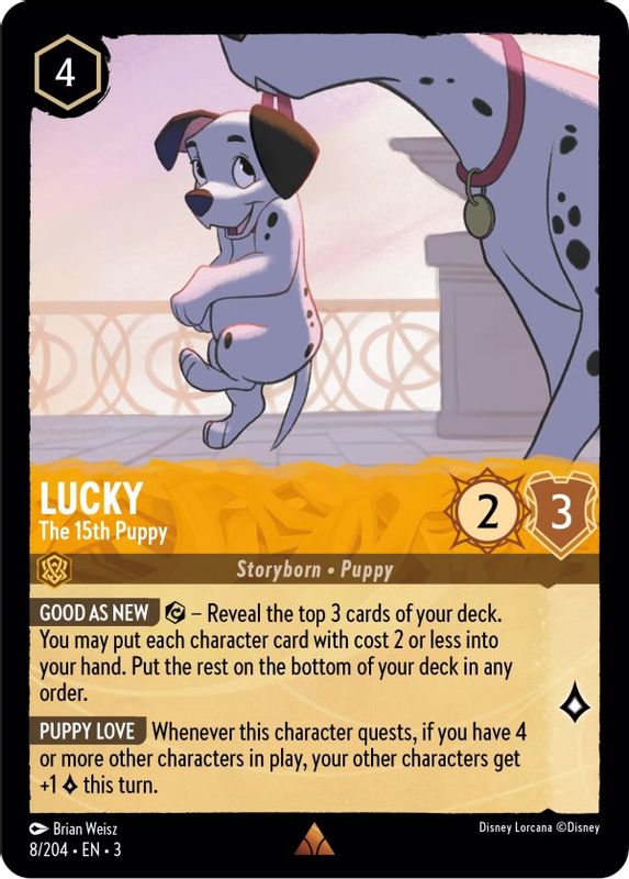 Lucky - The 15th Puppy - 8/204 - Rare