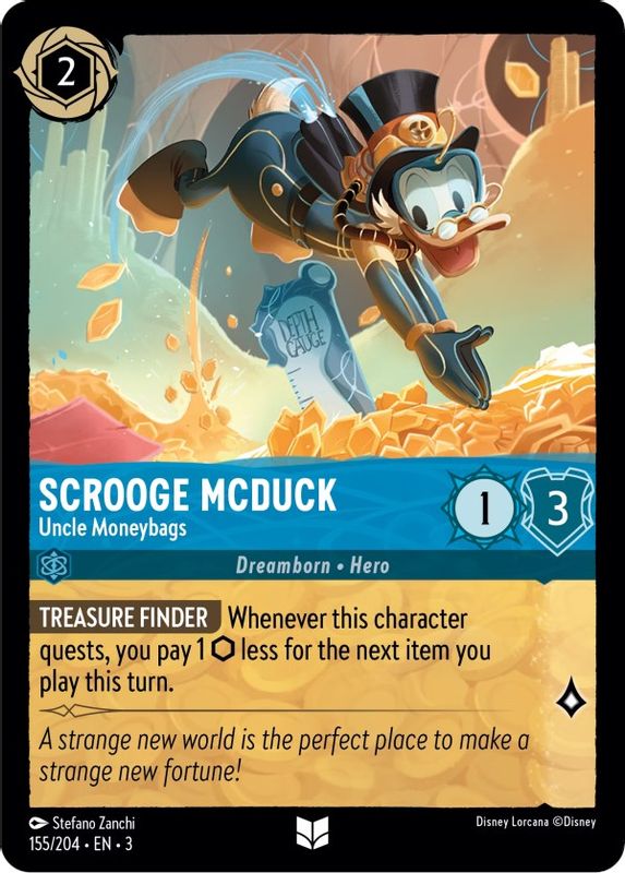 Scrooge McDuck - Uncle Moneybags - 155/204 - Uncommon