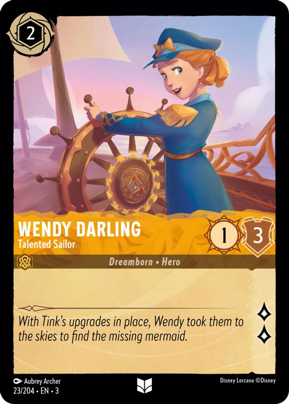 Wendy Darling - Talented Sailor - 23/204 - Uncommon
