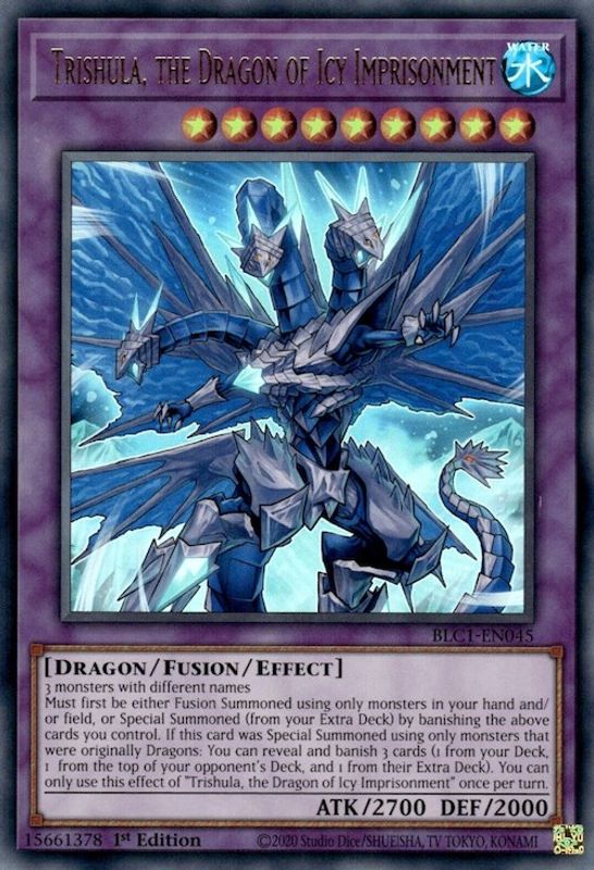 Trishula, the Dragon of Icy Imprisonment - BLC1-EN045 - Ultra Rare