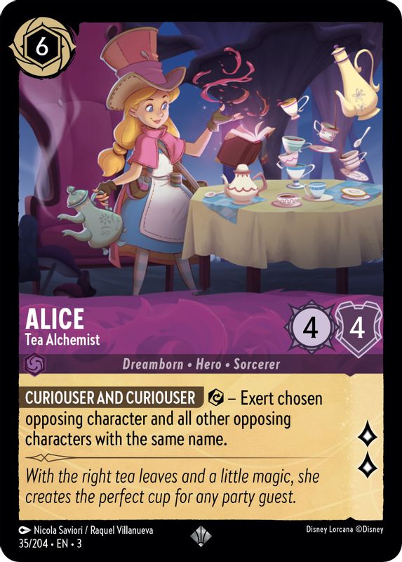 Alice - Tea Alchemist - 35/204 - Super Rare