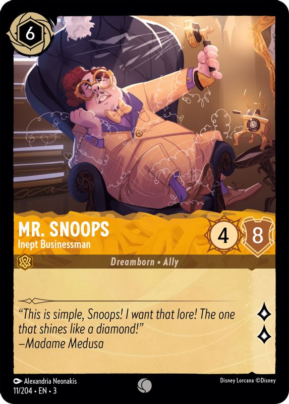 Mr. Snoops - Inept Businessman - 11/204 - Common