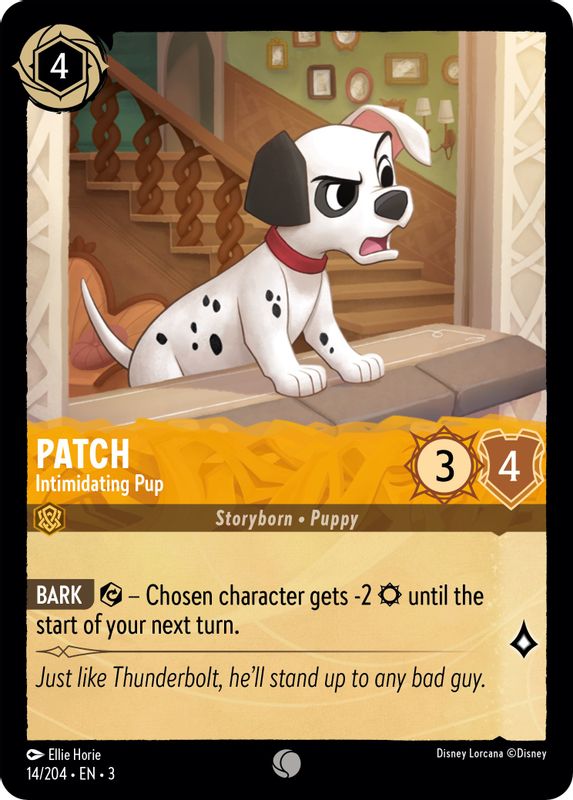 Patch - Intimidating Pup - 14/204 - Common