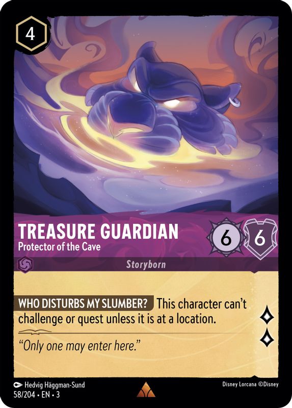 Treasure Guardian - Protector of the Cave - 58/204 - Rare