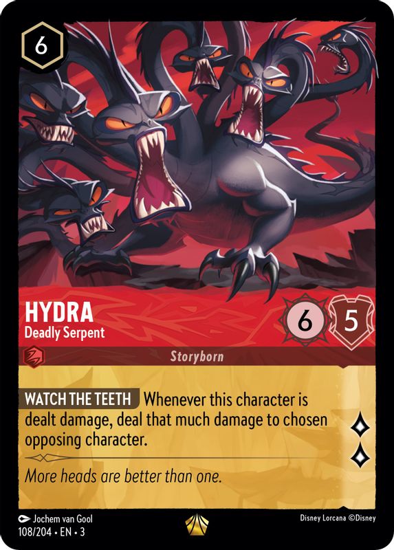 Hydra - Deadly Serpent - 108/204 - Legendary