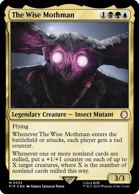 The Wise Mothman (Surge Foil) - 532 - Mythic