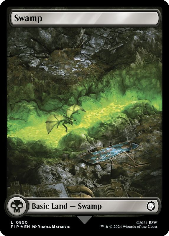 Swamp (0850) (Surge Foil) - 850 - Land