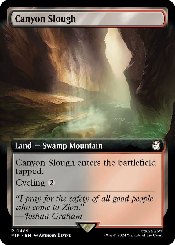 Canyon Slough (Extended Art) - 489 - Rare